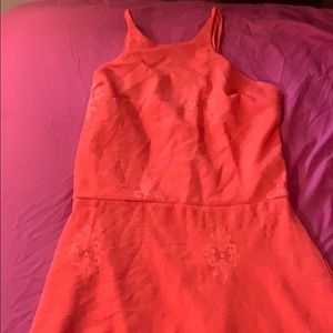 Coral dress